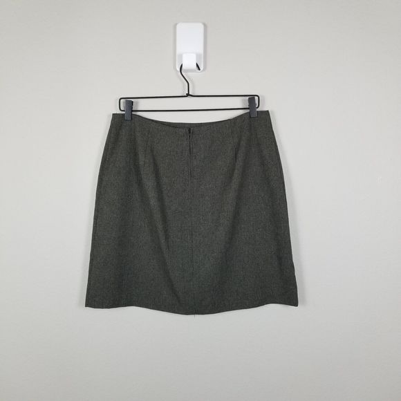 Vintage 90s Y2K Micro Houndstooth Brown Grey Tank Skirt Coord Set Sz 13/14 JRs - Picture 13 of 14